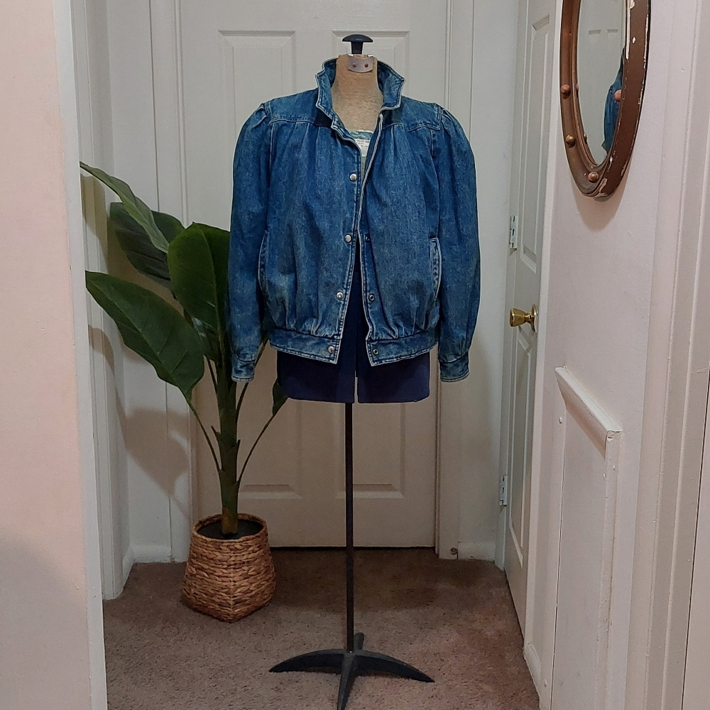 Vintage Blue Jean Jacket for Women